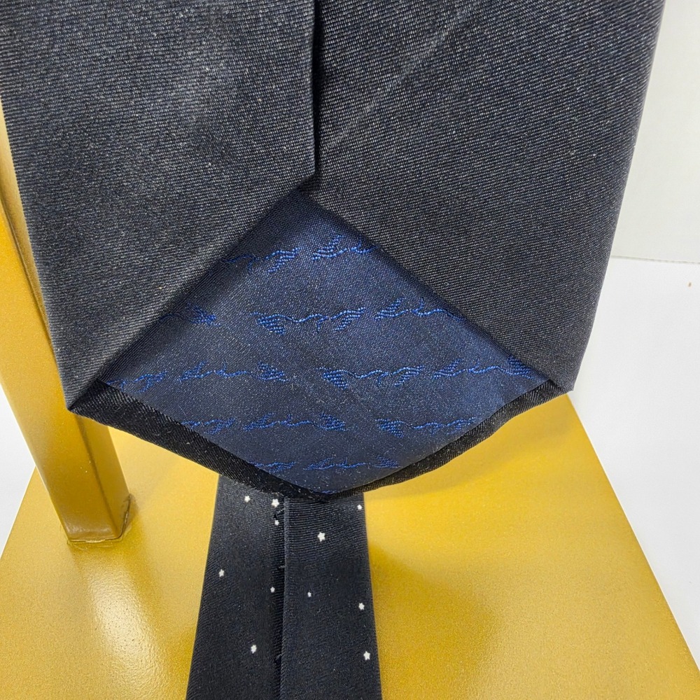 Eagles Wings Mens Silk Tie Black Nativity Reason for the Season Christmas Star - Picture 5 of 7